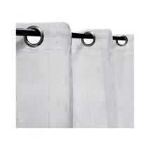 Rideau léger blanc à œillets, 240x240cm - facile à installer Atout Ciel