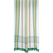 Gewebter marseiller Vorhang Grün (225 x 140 cm)