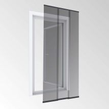 Windhager - Rideau moustiquaire à glissière easy Gris anthracite 120x250cm