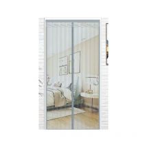 Rideau moustiquaire magnétique 160 x 220 cm, rideau de porte moustiquaire à fermeture automatique pour balcon, salon, terrasse