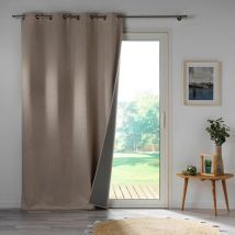 Rideau occultant 140 x 260 cm Crépuscule Beige