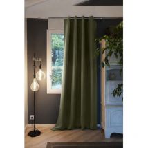 Rideau occultant 140 x 280 cm grande hauteur Obscure Romarin