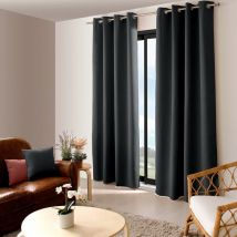 Rideau occultant 140x240 Basic gris foncé