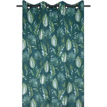 Rideau occultant au style nature Vert 140x260 cm