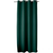 Rideau occultant obskur 140 x 240 cm coloris vert fonce