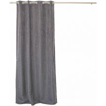 Rideau occultant floppy 140 x 240 cm coloris anthracite
