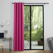 Rideau occultant 140 x 260 cm – Fushia – 100% Polyester – Longueur, Largeur, Matières – Univers Decor