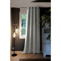 Intex Deco - Rideau occultant isolant phonique + polaire 140 x 280 cm Inuit Gris clair