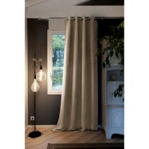 Intex Deco - Rideau occultant isolant phonique + polaire 140 x 280 cm Inuit Beige