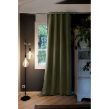 Intex Deco - Rideau occultant isolant phonique + polaire 140 x 280 cm Inuit Romarin kaki