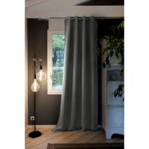 Intex Deco - Rideau occultant isolant phonique + polaire 140 x 280 cm Inuit Gris Anthracite
