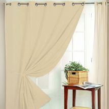 Rideau occultant Non Feu M1 Lin 240x260 cm