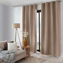 Decostars - Rideau occultant thermique 135x240 Nordica naturel