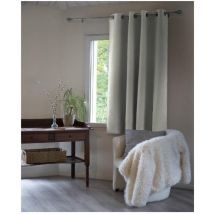 Rideau opacifiant thermique 140 x 180 cm Inuit Gris clair