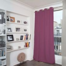 Moondream - Rideau Phonique Occultant et Thermique ' ' Violet parme 140x260 cm