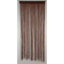 Rideau portière String chocolat 90 x200 cm brun