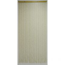 Rideau portières Wood Natural 90x200 cm Beige