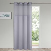 Rideau pour cabine d'essayage Gris 150x260 cm