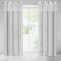 Rideau Prêt Amira 140x250 Cm Gris Clair