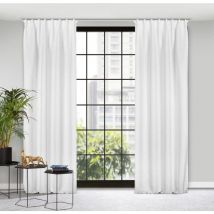 Rideau Prêt Milan Sur Ruban 140x300 Cm Blanc