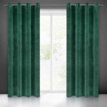 Rideau prêt villa 140X250 cm vert foncé
