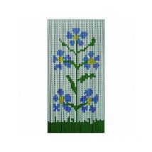 Rideau pvc Fleurs 120X230 f 44 Vette 01048