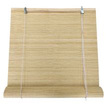 Store Enrouleur 90X200CM 100% Bambou Naturel Renforcé Rideau Pour
