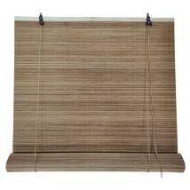 Store Enrouleur 90X200CM 100% Bambou Naturel Renforcé Rideau Pour
