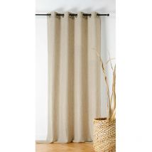Rideau tamisant aspect laine - 145x270cm - Lin