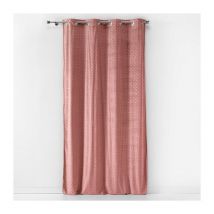 Rideau tamisant a oeillets 140 x 240 cm velours imprimé or bellagold Rose