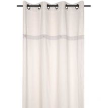 Rideau tamisant esprit naturel Naturel 140x260 cm