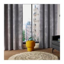 Rideau Tamisant "Lilou" 140x260cm Gris Foncé
