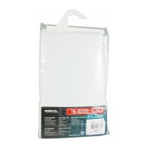 Rideau polyester Blanc Sealskin sans anneaux - 120 x 200