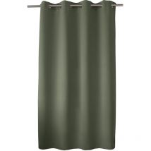 Rideau Thermique et Occultant Kaki - 140x240cm - Vert kaki