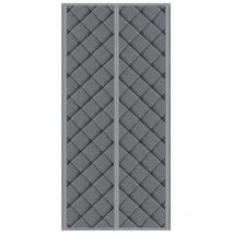 Rideau Thermique Isolant Anti Froid 80x210cm, Rideau Thermique Isolant Anti Froid et Chaleur, Rideau de Porte, sans Perçage