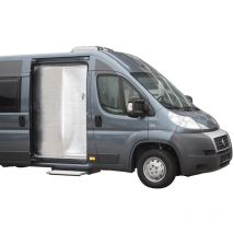 Rideau thermique pour porte coulissante Hindermann
