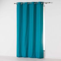 Rideau uni 140x 260 cm Absolu en microfibre Bleu