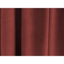 Rideau velours rouge, 140x245 cm, occultant, polyester, facile à entretenir