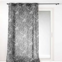 Rideau voile sable 140 x 240 cm Cabanas noir