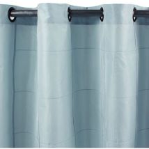 William - Rideau en taffetas bleu ciel 150x250