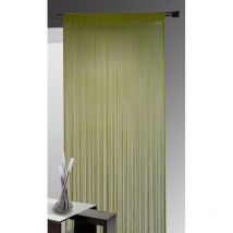 Rideau à Fils Spaghetti Anis 90 x 240 cm - Anis