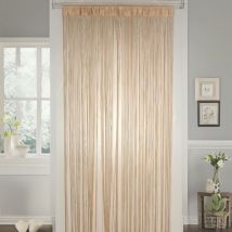 Rideau à Fils Spaghetti Beige 90x240 cm