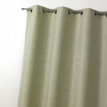 Rideau en toile unie Vert tilleul 140x260 cm