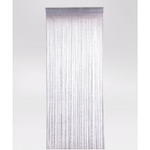 Rideau à fils fantaisie Gris clair 90x240 cm