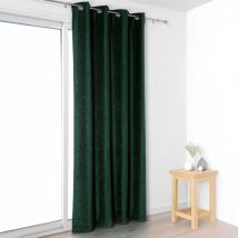 Rideau uni celadon aspect velours - 140x245 cm - Vert d'eau