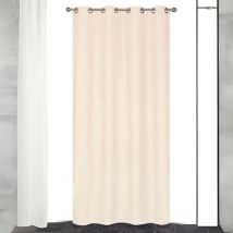 Rideau Coloré Isolant et Thermique Beige 140x240 cm