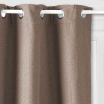 Rideau isolant Tim beige 140x260cm Atmosphera Créateur D'intérieur
