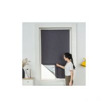 Rideaux Aveugles Avec Ventouse à Isolation Thermique Pour Sun Faisceau Réflecteur Fenêtres De Toit Sucker 60x120Cm Gris Foncé