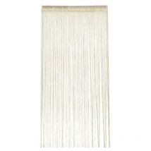 Rideaux de corde de porte, rideaux de corde, conception de gland, rideaux décoratifs, beige