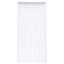 Rideaux de corde de porte, rideaux de corde, conception de gland, rideaux décoratifs, blanc